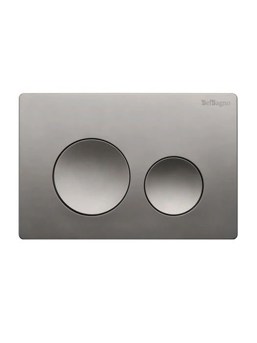 Кнопка смыва BelBagno BB-03C-GM, оружейная сталь BB-03C-GM, BelBagno
