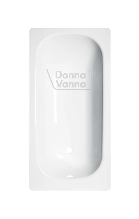 DONNA VANNA Ванна стальная 140x70x40 cм. с опорной подставкой, без ранта, белая орхидея, ВИЗ DV-45901