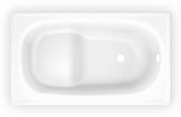 EUROPA MINI Ванна стальная B2SE 120х70 см., сидячая, BLB B2SE22001 - фото 42167