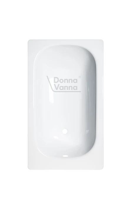 DONNA VANNA Ванна стальная 120x70x40 cм. с опорной подставкой, без ранта, белая орхидея, ВИЗ DV-23901