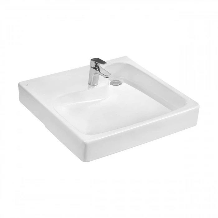КЛИО Умывальник 51,5/63 см. над стир.машиной, в компл.крепление и сифоном, хр.кольцо, САНТЕК 1WH501784