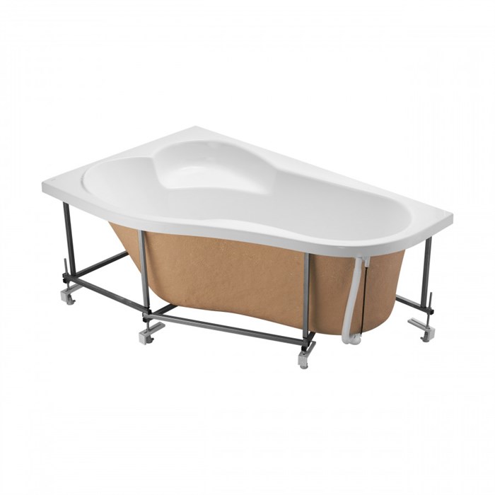 Монтажный комплект для ванны ИБИЦА XL 160х100 см. (рама, слив-перелив с сифоном, крепеж к стене, кре 1WH112427 - фото 42886