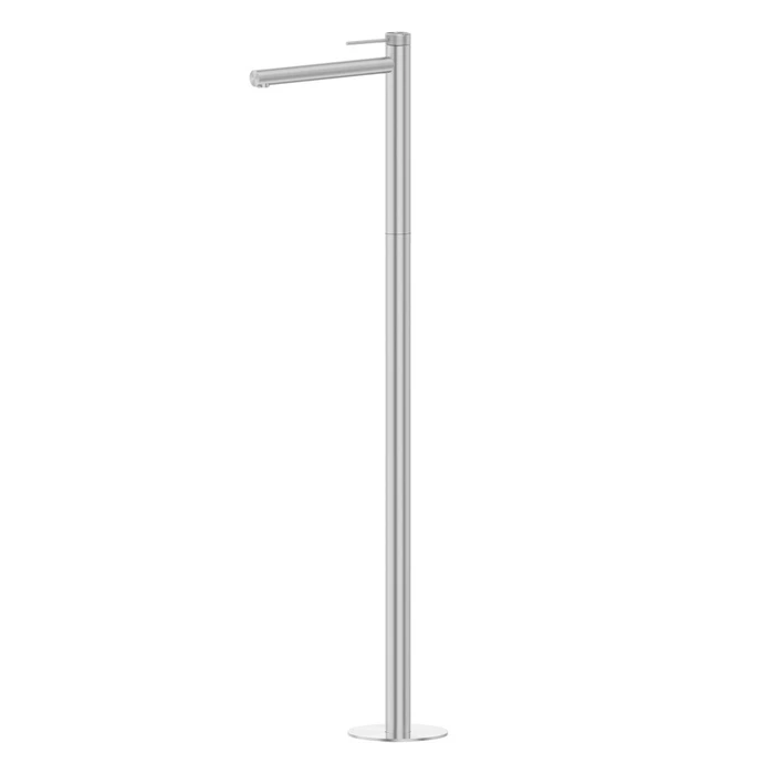 Смеситель ABBER Emotion 316 AF8843BST напольный для раковины, брашированная сталь AF8843BST