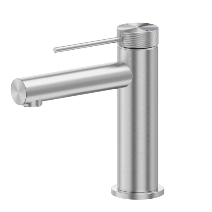 Смеситель ABBER Emotion 316 AF8810BST для раковины, брашированная сталь AF8810BST