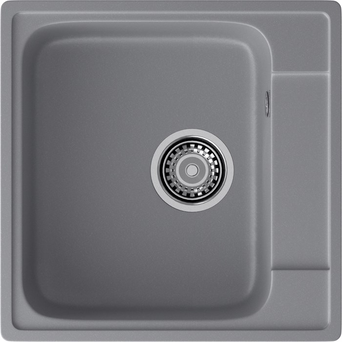 GranFest QUARZ (GF-Z48) Мойка для кухни 480*480мм (темно-серый) 48 темно-серый - фото 43622
