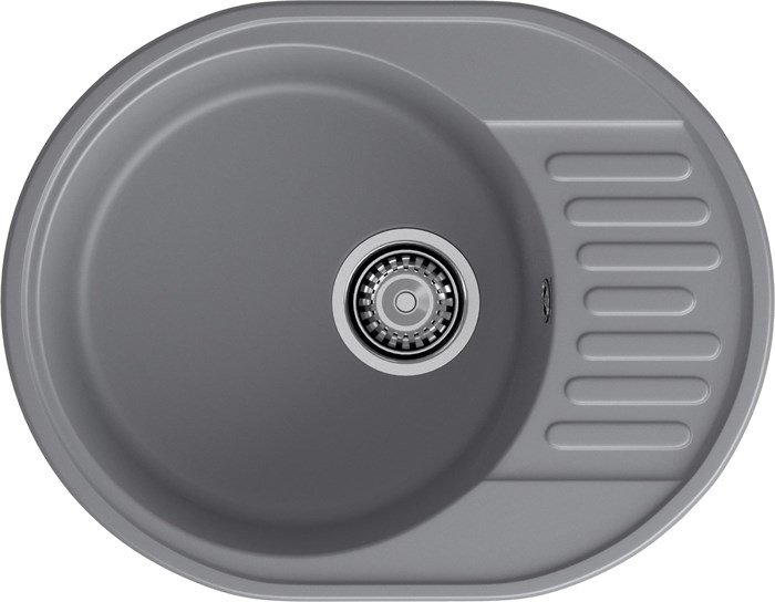 GranFest QUARZ (ECO-58) Мойка чаша+кр 620*480 (темно-серый) 58 темно-серый - фото 43652