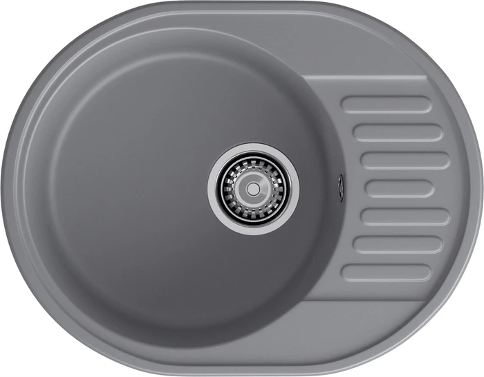 GranFest QUARZ (ECO-58) Мойка чаша+кр 620*480 (темно-серый) 58 темно-серый