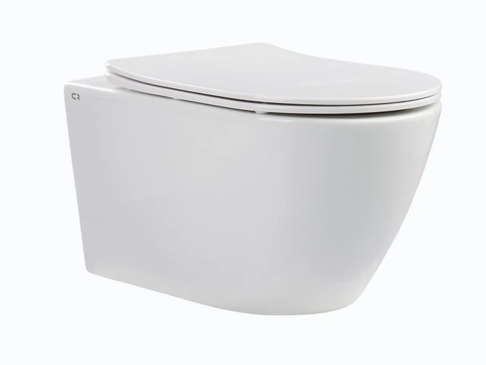 ESTELLA RIMLESS Безободковый подвесной унитаз CHARUS, EWC700-121W, Белый, Санфарфор EWC700-121W