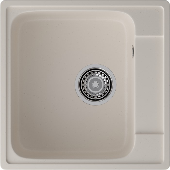 GranFest QUARZ (GF-Z48) Мойка для кухни 480*480мм (белый) 48 белый - фото 43767