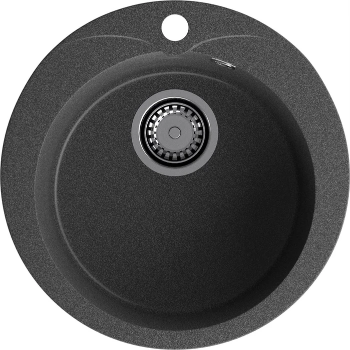 GRANFEST Мойка композит RONDO GF-R--480 D=480 мм графит арт.GF- R-480 графит