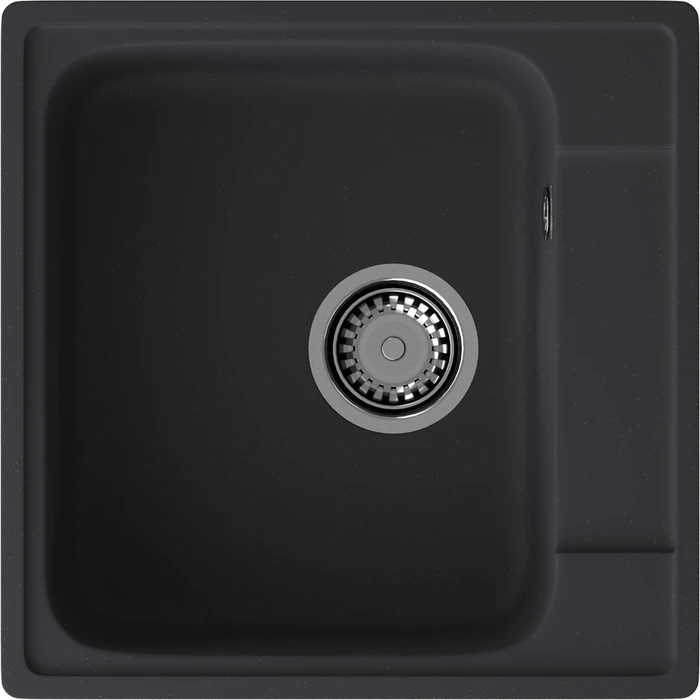 GranFest QUARZ (GF-Z48) Мойка для кухни 480*480мм (черный) 48 черный