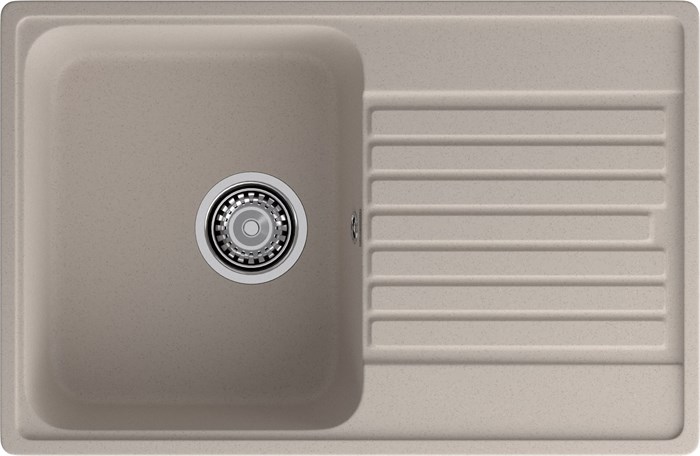 GranFest QUARZ (ECO-78) Мойка чаша+кр 740*480 (песок) 78 песочный - фото 43867