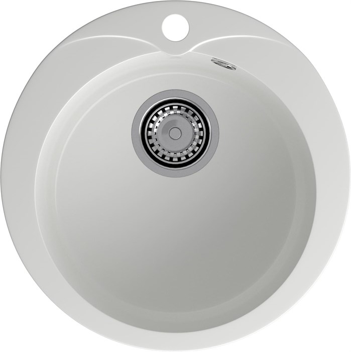 GRANFEST Мойка композит RONDO GF-R--480  D=475 мм  иней  арт.GF- R-480 иней - фото 43906