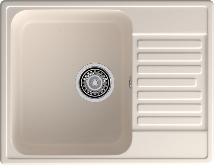 GranFest QUARZ (ECO-13) Мойка чаша+кр 620*480 (белый) 13 белый - фото 44069