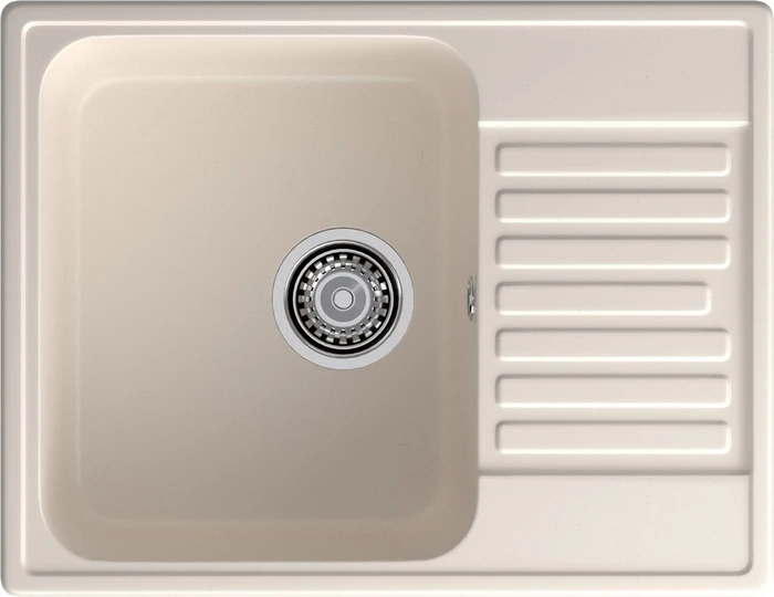 GranFest QUARZ (ECO-13) Мойка чаша+кр 620*480 (белый) 13 белый