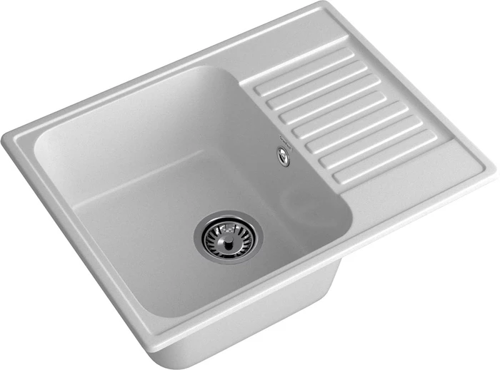 GranFest QUARZ (ECO-13) Мойка чаша+кр 620*480 (серый) 13 серый