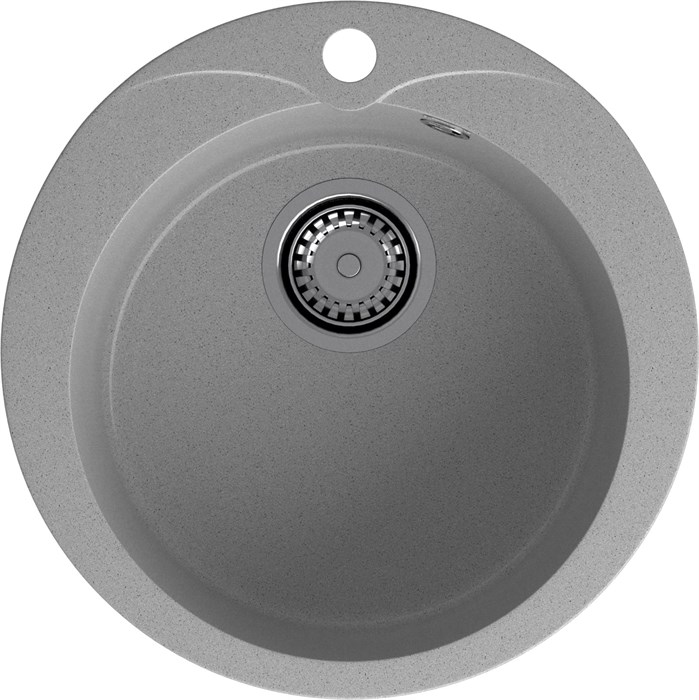 GRANFEST Мойка композит RONDO GF-R--480  D=480 мм  серый  арт.GF- R-480 серый - фото 44099