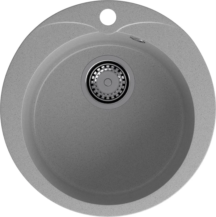 GRANFEST Мойка композит RONDO GF-R--480 D=480 мм серый арт.GF- R-480 серый