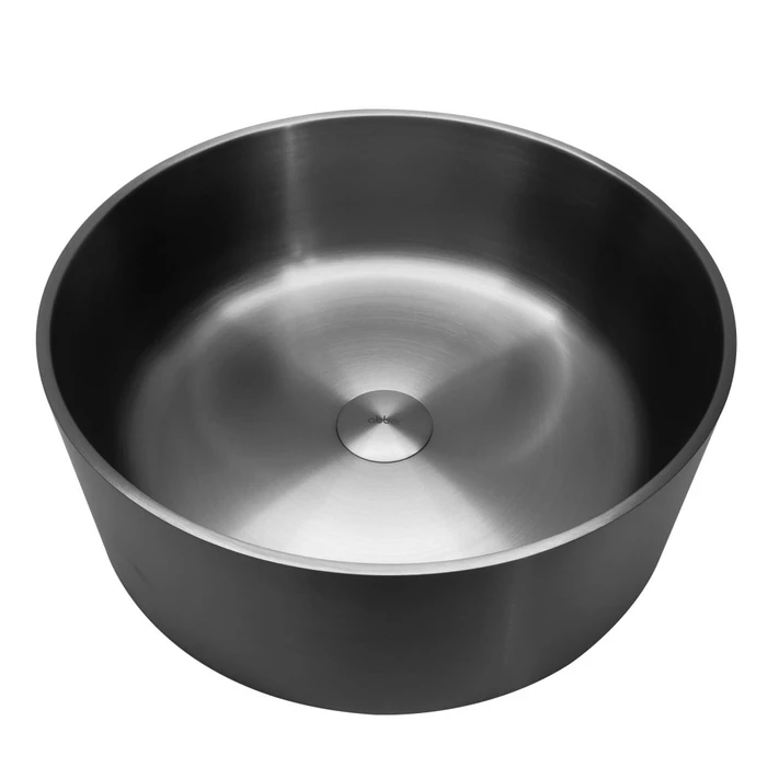 Раковина накладная ABBER Wasser Kreis AF2407GM оружейная сталь AF2407GM