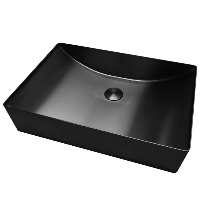 Раковина накладная ABBER Wasser Kreis AF2403MB черная матовая AF2403MB