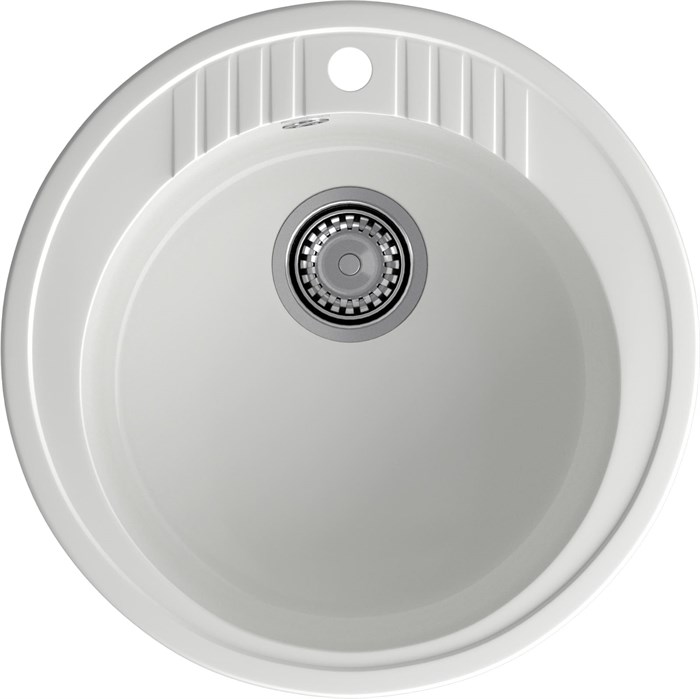 GRANFEST Мойка композит RONDO GF-R--520   D=520 мм   иней   арт.GF- R-520 иней - фото 44259