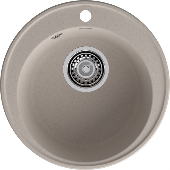 GranFest QUARZ (ECO-08) Мойка чаша D=480мм (песок) 08 песочный - фото 44305