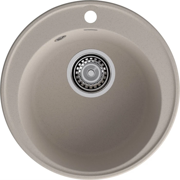 GranFest QUARZ (ECO-08) Мойка чаша D=480мм (песок) 08 песочный