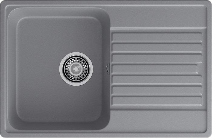 GranFest QUARZ (ECO-78) Мойка чаша+кр 740*480 (темно-серый) 78 темно-серый - фото 44611