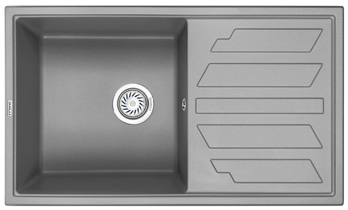 Кухонная мойка GRANULA (8601, АЛЮМИНИУМ) 8601, АЛЮМИНИУМ