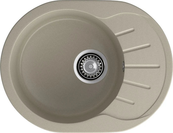 GRANFEST Мойка композит RONDO GF-R--580L чаша с крылом 579*445мм топаз арт.GF- R-580L топаз