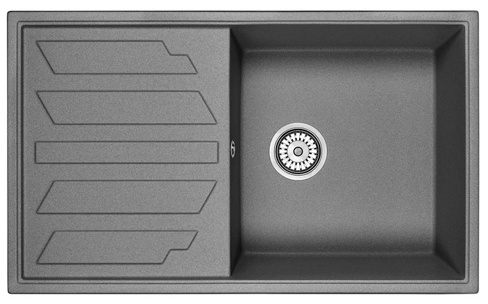 Кухонная мойка GRANULA (8601, ГРАФИТ) 8601, ГРАФИТ