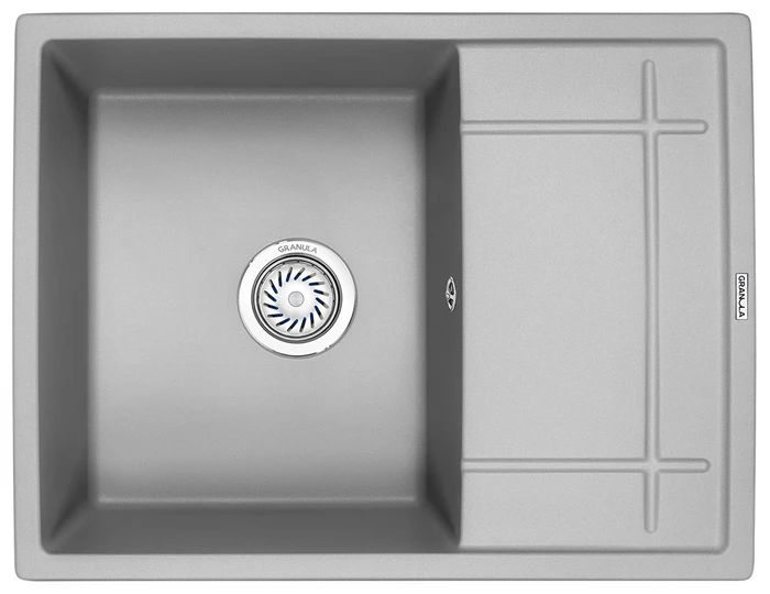 Кухонная мойка GRANULA (6501, АЛЮМИНИУМ) 6501, АЛЮМИНИУМ