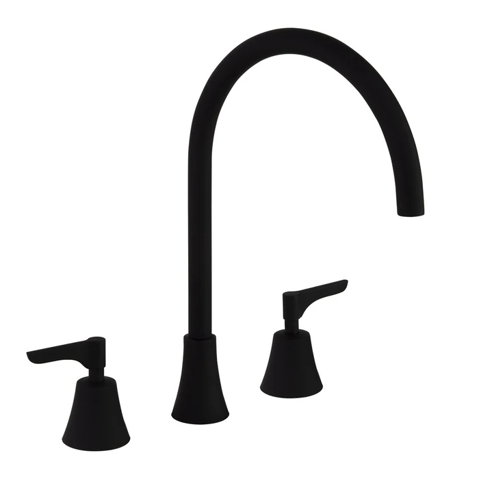 Смеситель для раковины на 3 отверстия ADAGIO 914202MLNM чёрный 914202MLNM