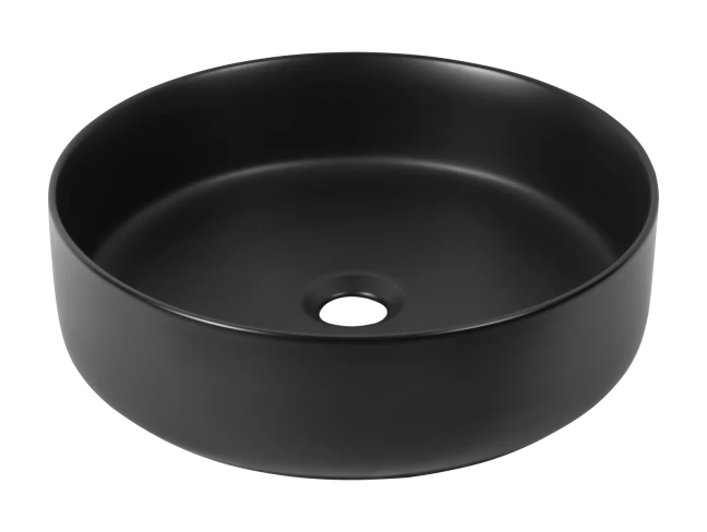 Умывальник накладной ROYCE Nera - 40 см, черный матовый RCW-142701BL
