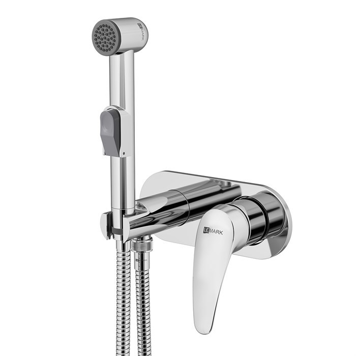 Смеситель Lemark Linara LM0419C с гигиеническим душем, встраиваемый LM0419C - фото 45591