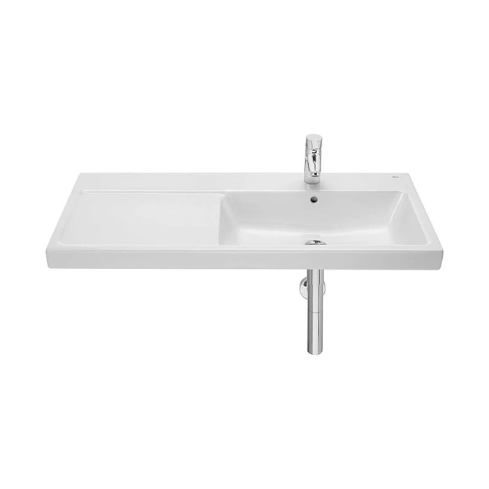 Раковина мебельная Roca THE GAP Plus 100х46 правая, высокий бортик, 1 отверстие (7.3270.M.E00.4) 7.3270.M.E00.4