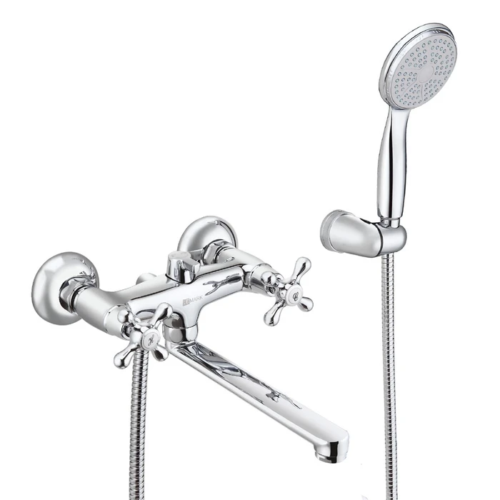 Standard Смеситель для ванны, плоск.пов.излив 200мм, р/ДВ, хром, LM, LM2113C LM2113C