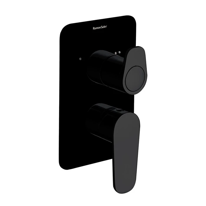 Встраиваемый смеситель для душа на 2 выхода ALEXIA 361502SNM чёрный 361502SNM