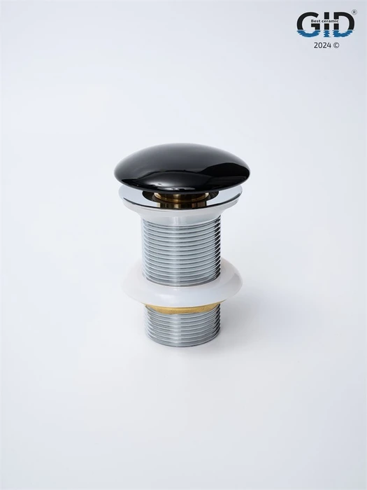 Черный керамический донный клапан без перелива Gid BL100 72201K