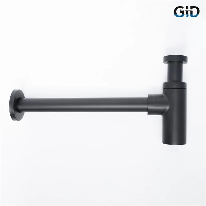 Сифон черный для раковины Gid G-74BL 75503S