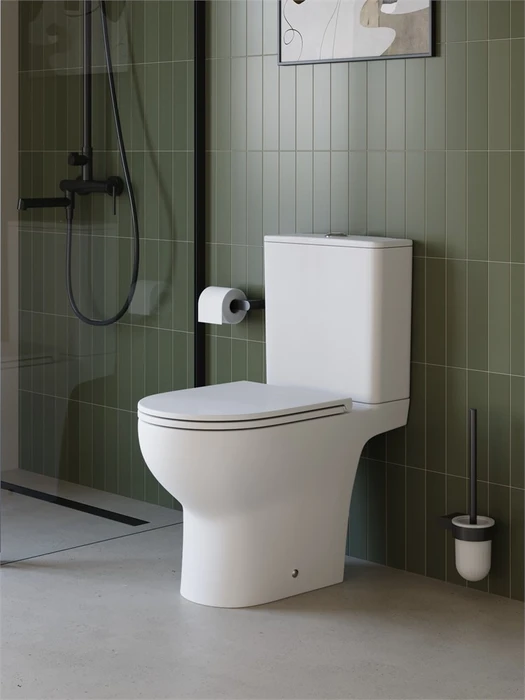 LOUNGE-TOR-2 Унитаз-компакт со смывом "Торнадо", с сиденьем дюропласт soft close, P-trap, BB2802CP/T-TOR/SC BB2802CP/T-TOR/SC