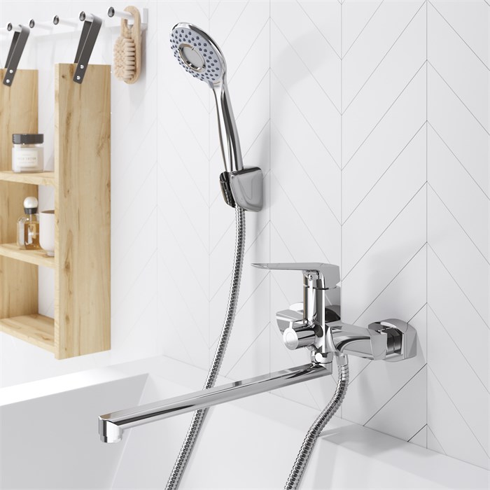 Смеситель для ванны TOKITO SENDAL хром (TOK-SEN-1015) TOK-SEN-1015 - фото 46558