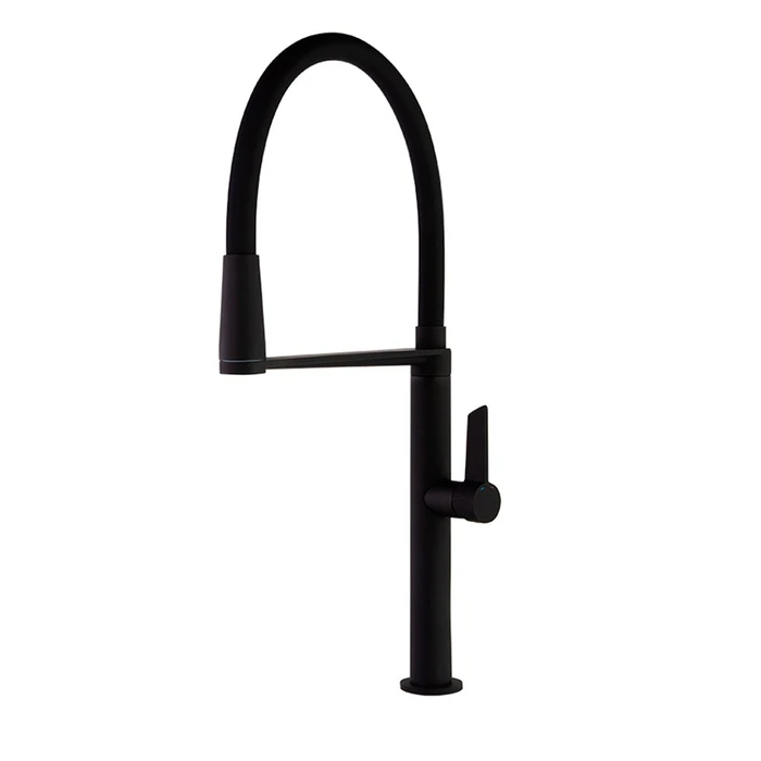 Смеситель для кухни с магнитным держателем и гибким изливом KITCHEN MAGNET 388801MCNM чёрный 388801MCNM
