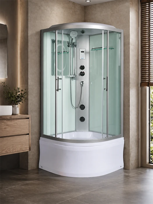Душевая кабина WeltWasser WW500 Halle 804 80x80 10000003247 профиль хром, стекло прозрачное 10000003247