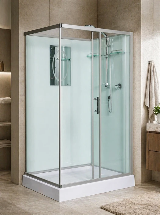 Душевая кабина WeltWasser WW500 Laine 1211 120x90 10000003274 профиль хром, стекло прозрачное 10000003274