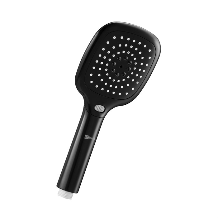 Лейка душевая квадратная 3-функц. 110*253 мм, черная. LM, LM1013Black LM1013Black - фото 46755