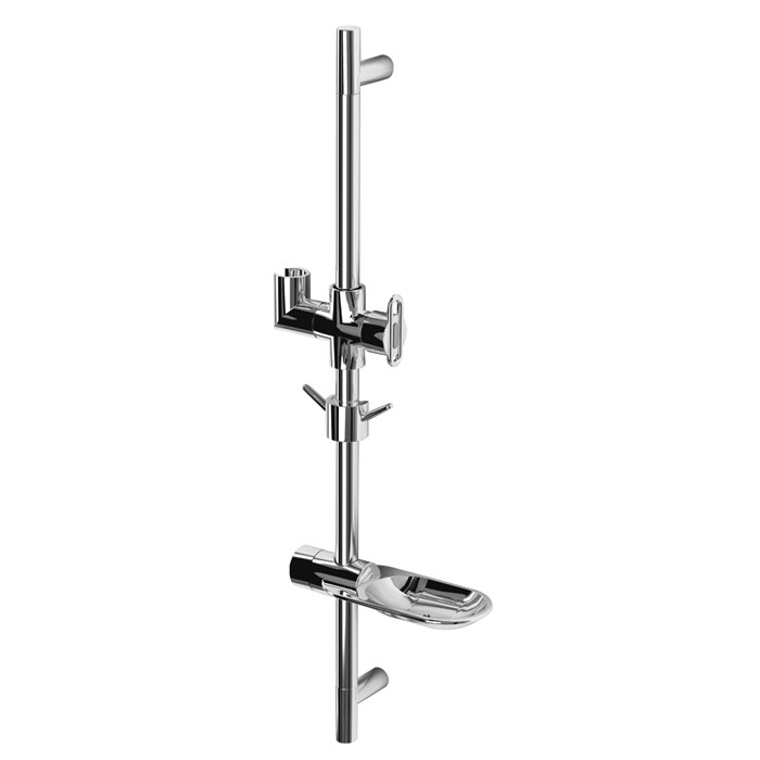 Душевая стойка 685 мм с овальной мыльницей, хром. LEMARK LM8062C - фото 46912