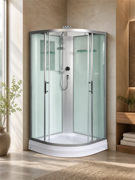 Душевая кабина WeltWasser WW500 Werra 1001 100x100 10000003224 профиль хром, стекло прозрачное 10000003224