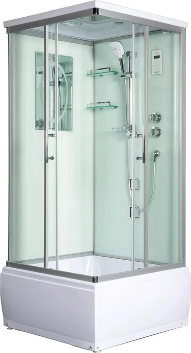 Душевая кабина Weltwasser WW500 Aller 904 90х90 10000003257 профиль хром, стекло прозрачное 10000003257