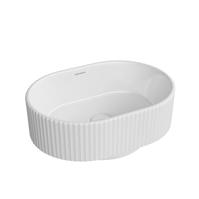 Раковина ARTBASIN Vento/АртБейзин Венто накладная 50, белая глянцевая VE.wb.50\WHT